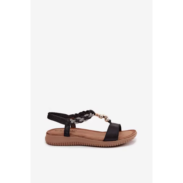  Damensandalen S.BARSKI KV61-6051 SCHWARZ 