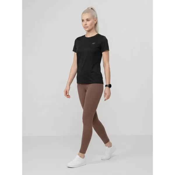  Damen-T-Shirt 4F WMM00TTSHF3308 TIEFSCHWARZ 