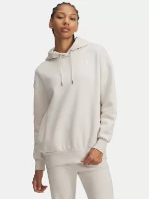 Damen-Sweatshirt UNDER ARMOUR ICON FLEECE OS HOODIE 1379495-111 WEIß