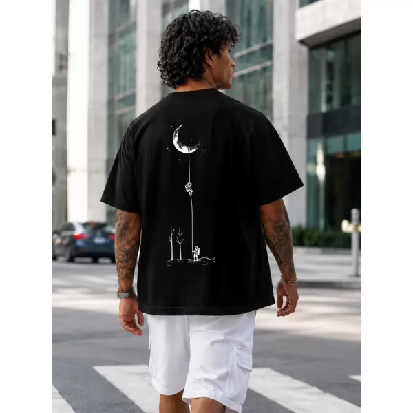  Herren-T-Shirt DSTREET NX4015R-BK SCHWARZ 