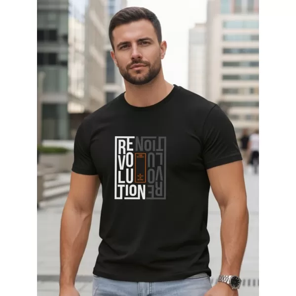  Herren-T-Shirt DSTREET NX0143R-BK SCHWARZ 