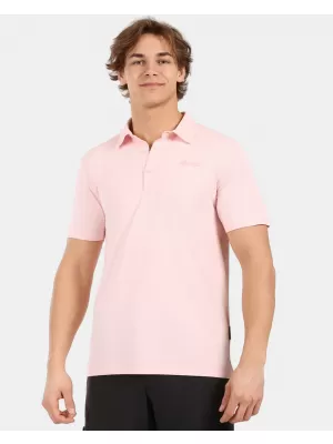Herren-T-Shirt mit Kragen KILPI OLIVA-M 1M0311KI ROSA