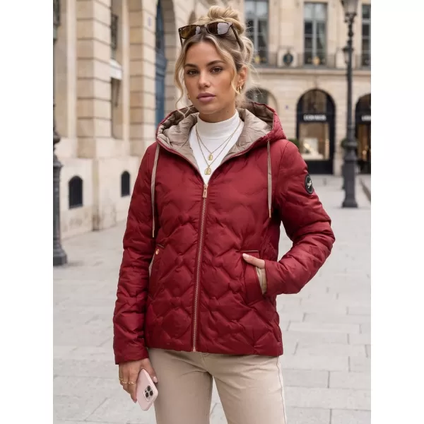  Damenjacke DSTREET TY5885 BURGUND 