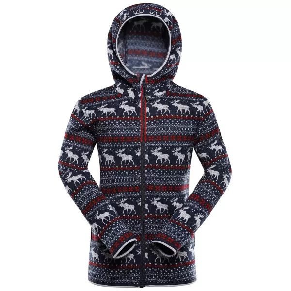  Warmer Kinderpullover ALPINE PRO NORESO MONDSCHEIN-OZEAN-VARIANTE PB 