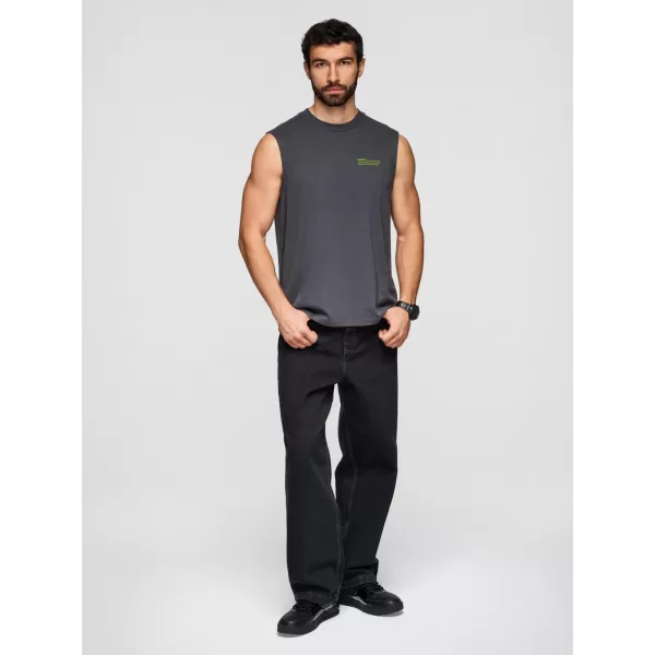  Herren-T-Shirt OMBRE OM-TSTT-0243 GRAPHIT 