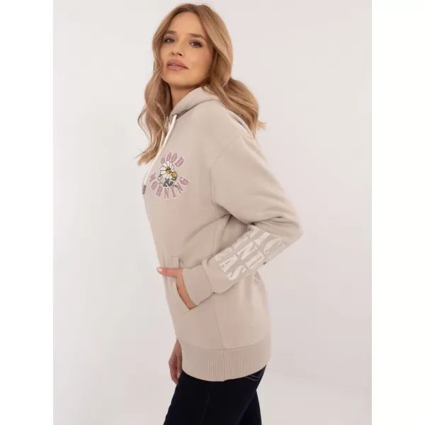  Damen-Sweatshirt SUBLEVEL D10600T02420K BEIGE 