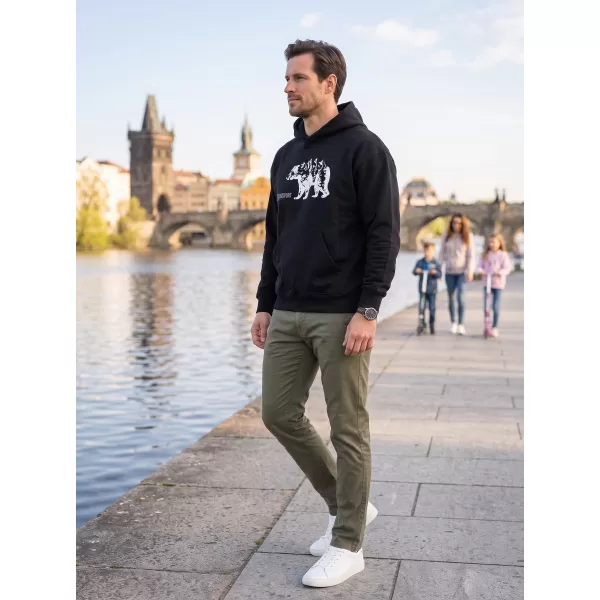  Herren-Sweatshirt ALTISPORT ALM193422 SCHWARZ 