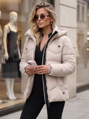 Damenjacke DSTREET TY5750 BEIGE