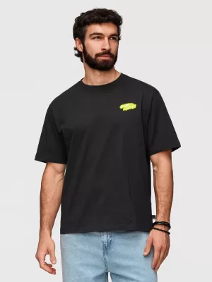 Herren-T-Shirt OMBRE OM-TSPT-0288 SCHWARZ