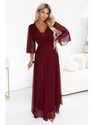 Damenkleid NUMOCO 654-6 ROTWEIN