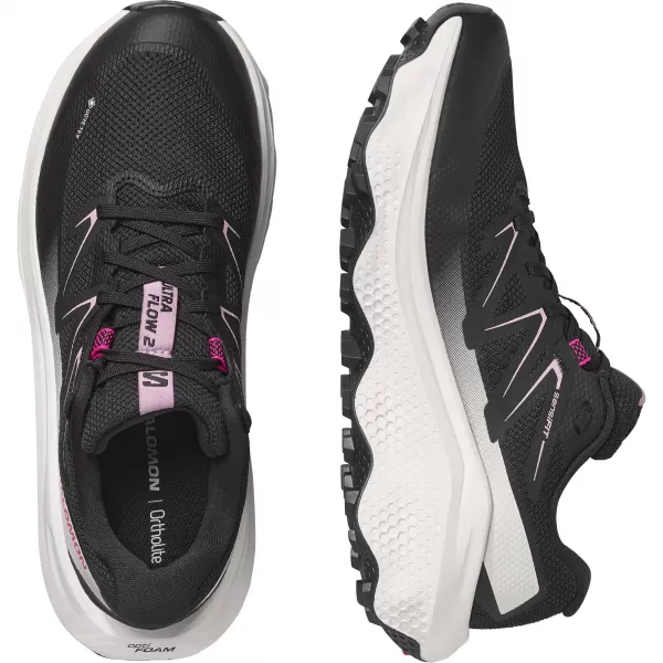  Damenschuhe SALOMON ULTRA FLOW 2 GORE-TEX L49299500 SCHWARZ/MORGENROSA/VANILLEEIS 