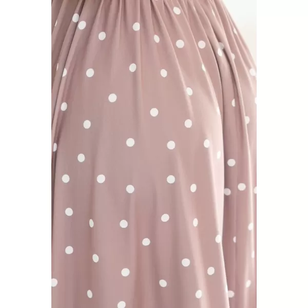  Kleid NUMOCO 425-16 BEIGE MIT TUPFEN 