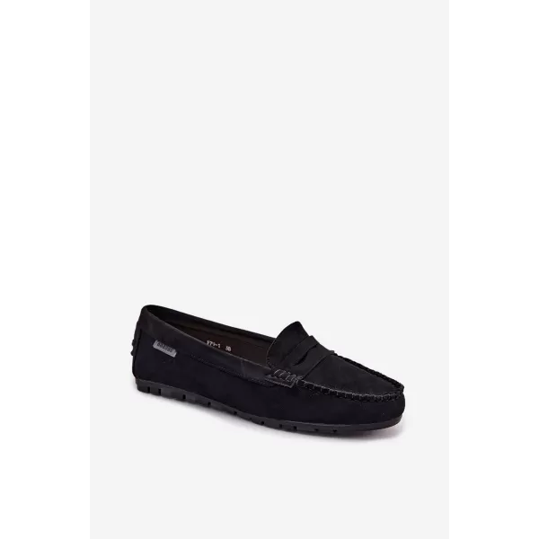  Damenmokassins BOTO F79-1 SCHWARZ 