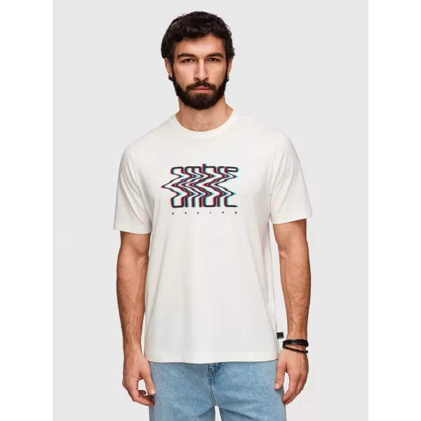  Herren-T-Shirt OMBRE OM-TSPT-0286 WEIß 