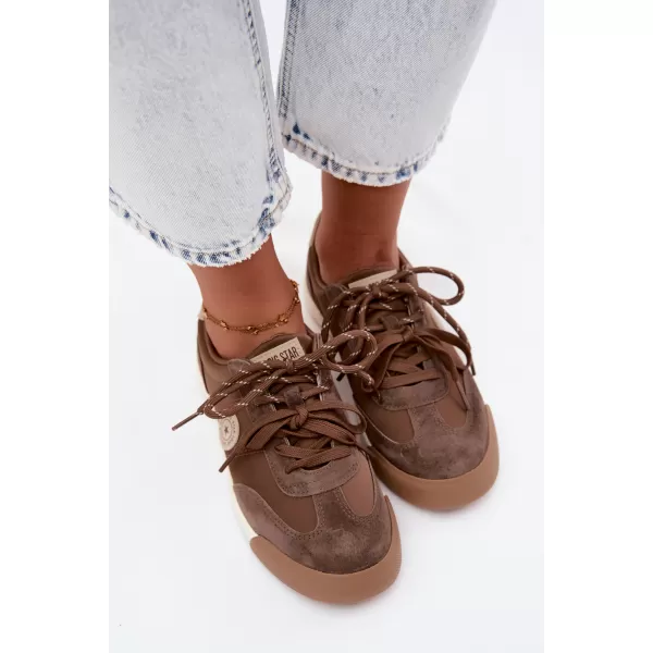  Damen-Sneaker BIG STAR SHOES UU274002 BRAUN/BEIGE 