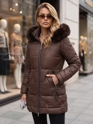 Damenjacke DSTREET TY5736 BRAUN