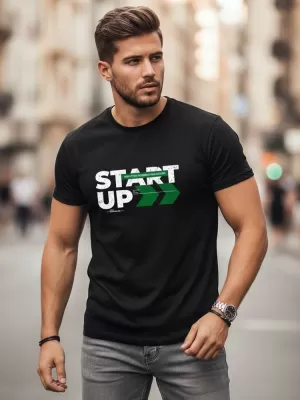 Herren-T-Shirt DSTREET NX0150R-BK SCHWARZ