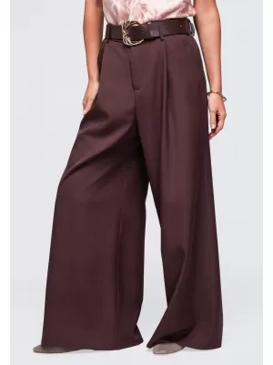 Damenhosen OMBRE OW-PA-E0019 BRAUN
