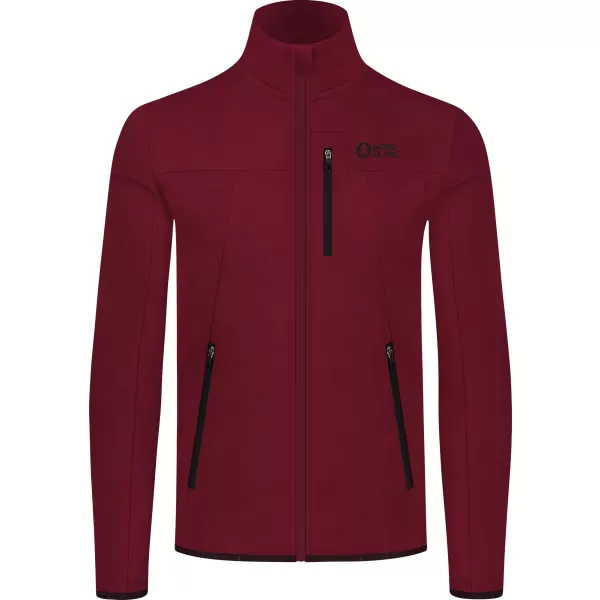  Powerfleece-Sweatshirt für Herren NORDBLANC MORASS NBSFM8335 BURGUND 