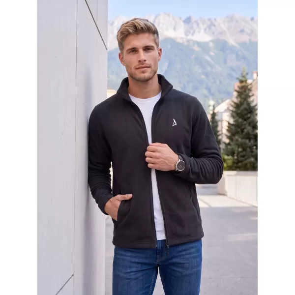  Fleece-Sweatshirt für Herren ALTISPORT ALM002852 SCHWARZ UND SILBER 