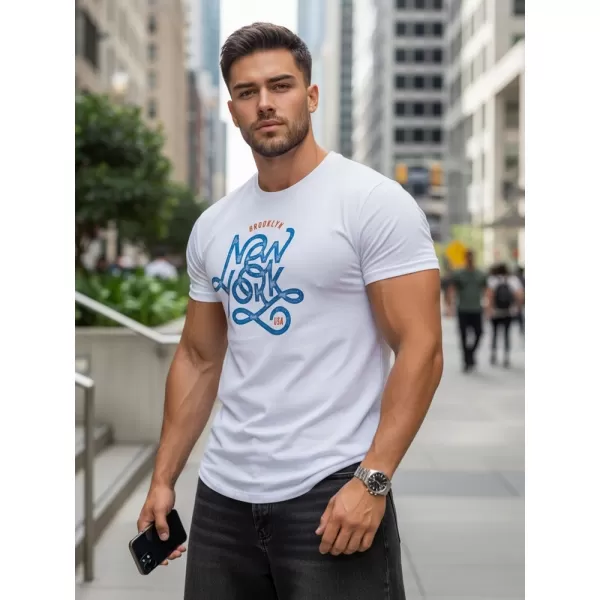 Herren-T-Shirt DSTREET RX5369 WEIß 