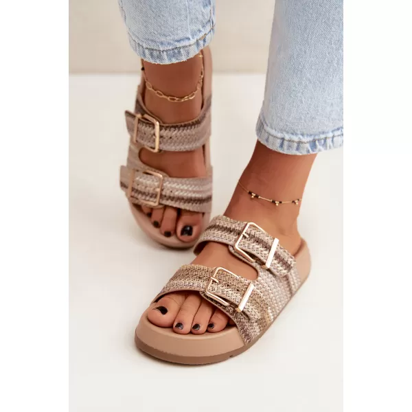  Damenhausschuhe BOTO 2040 KHAKI 