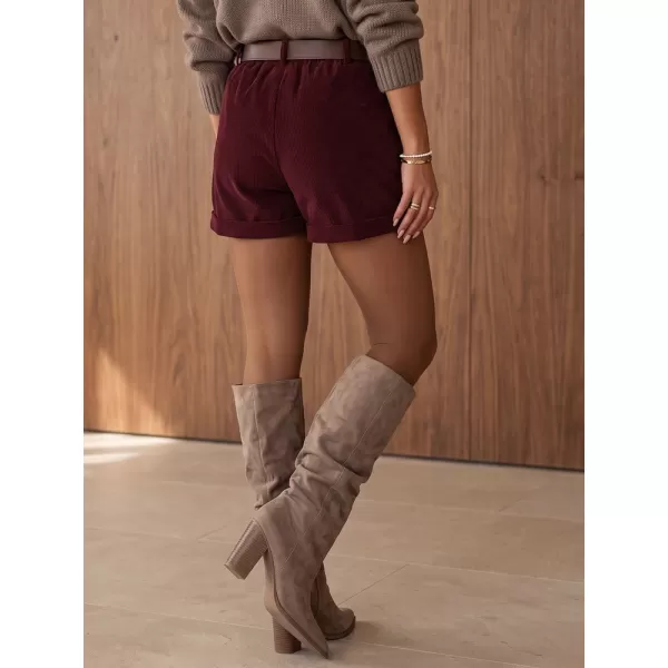  Damen-Shorts DSTREET SY0607 BURGUND 