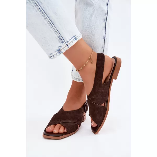  Damensandalen S.BARSKI JC61-1001 BRAUN 