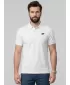 Herren-T-Shirt mit Kragen 4F WMM00TPTSM0771 WEIß