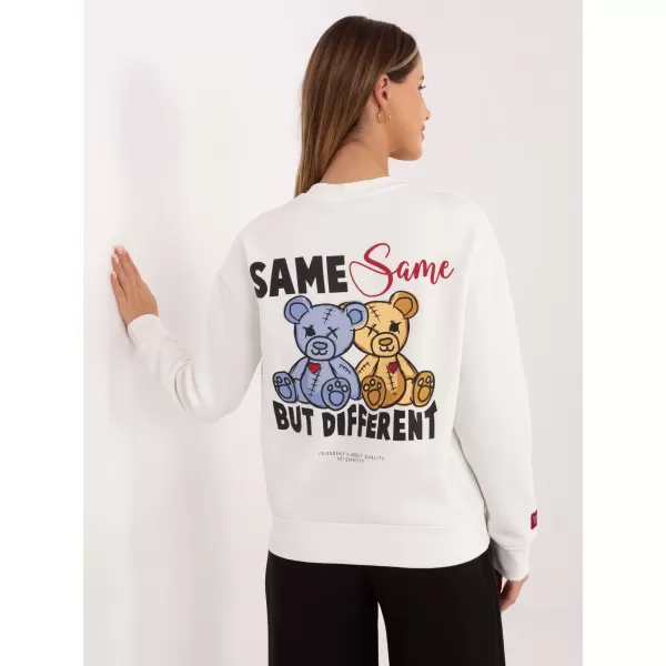  Damen-Sweatshirt SUBLEVEL D10608BC02568J WEIß 