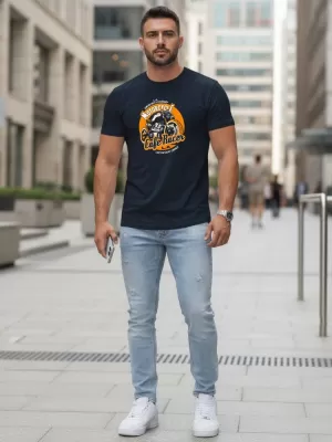 Herren-T-Shirt DSTREET NX5095R-NY DUNKELBLAU