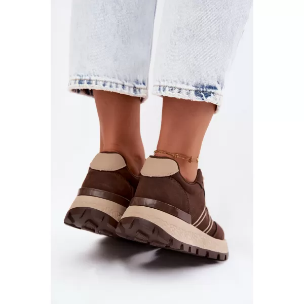  Damen-Sneaker BIG STAR SHOES UU274040 BRAUN/BEIGE 