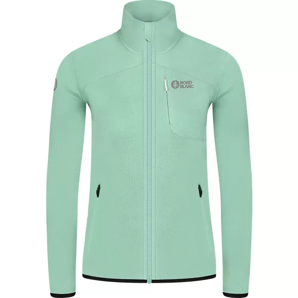  Leichtes Fleece-Sweatshirt für Damen NORDBLANC MAPLE NBSFL8374 GRÜN 