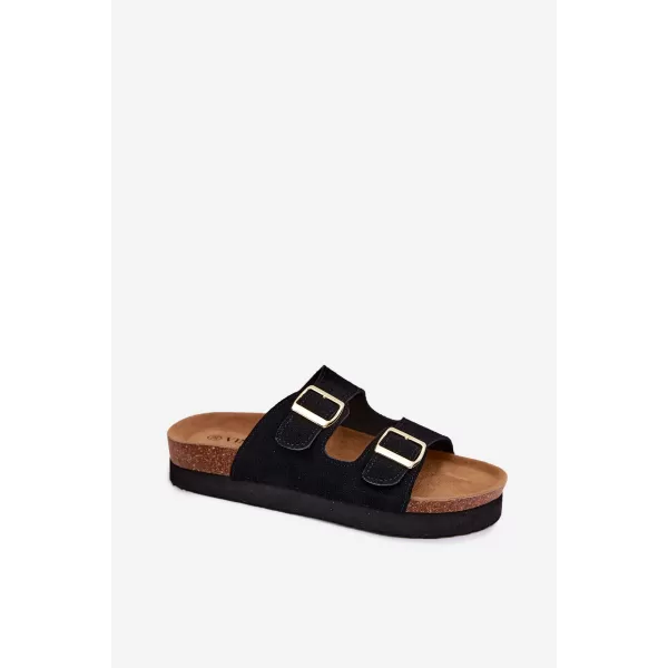  Damenhausschuhe VINCEZA 102657 SCHWARZ 