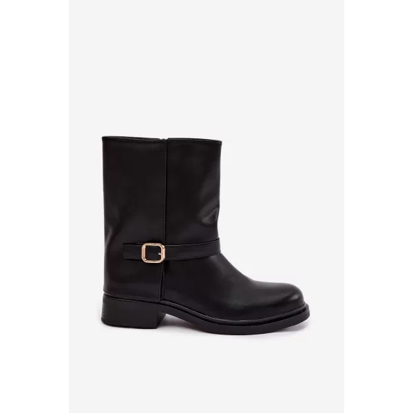  Damen-Stiefeletten BOTO 5859 SCHWARZ 