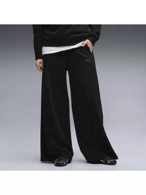 Damen-Jogginghose PUMA CLASS RELAXED WIDE LEG PANTS 69401301 PUMA SCHWARZ