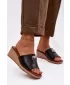 Damenhausschuhe SERGIO LEONE KL325 SCHWARZ