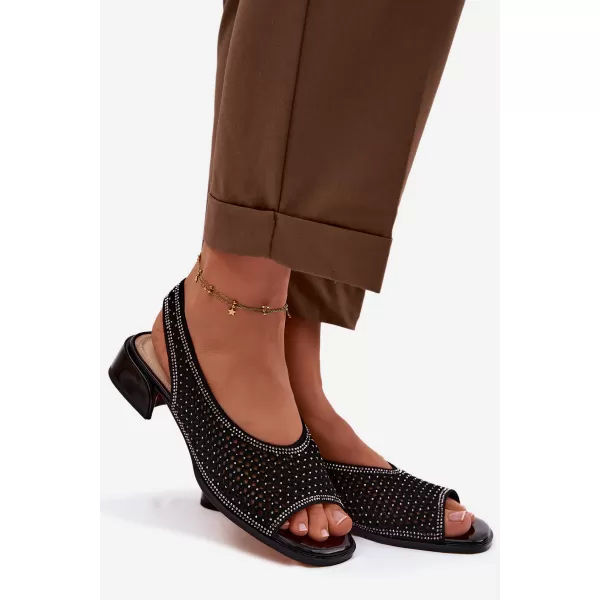  Damensandalen D&A CR61-3131 SCHWARZ 