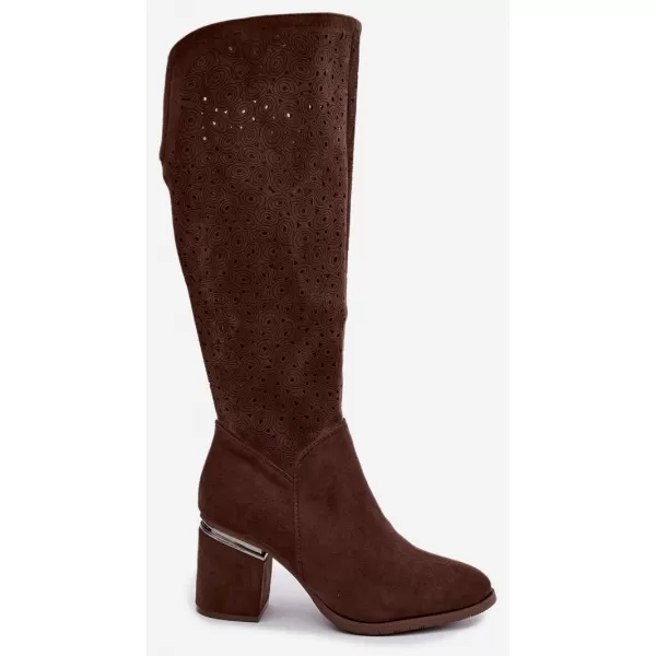 Damenstiefel S.BARSKI HY62-8122 BRAUN 