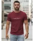 Herren-T-Shirt DSTREET NX5127R-BU BURGUND