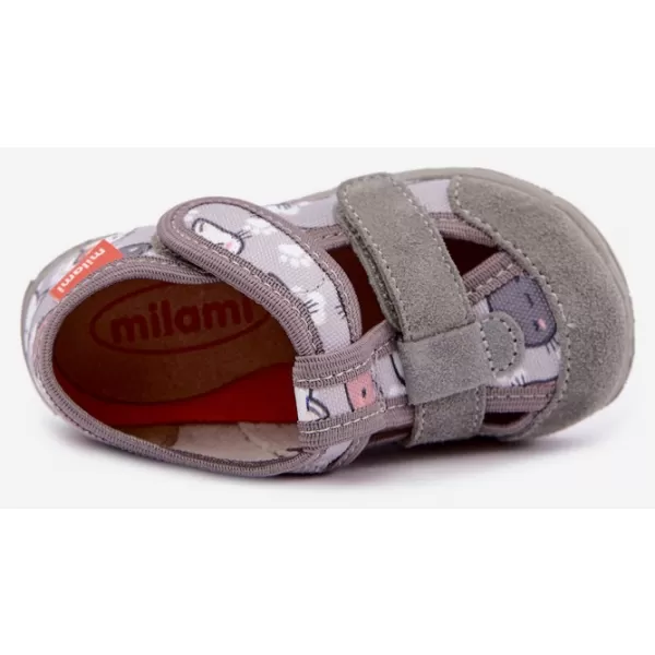  Kinderhausschuhe MILAMI 118/BR-34 GRAU 