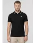 Herren-T-Shirt mit Kragen 4F WMM00TPTSM0773 TIEFSCHWARZ