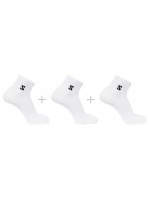 Socken SALOMON EVERYDAY LITE QUARTER 3-PACK LC2911800 WEIß