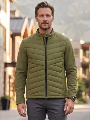 Hybridjacke für Herren MALFINI PREMIUM CROSS 555 AVOCADOGRÜN