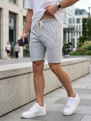 Herrenshorts DSTREET SX2621 HELLGRAU