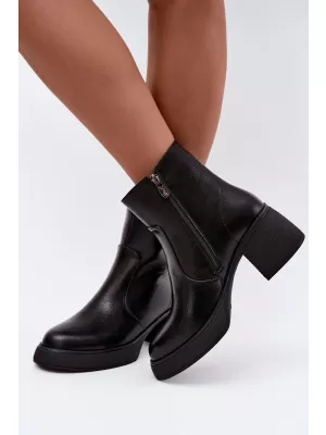 Damen-Stiefeletten D&A CR62-3369 SCHWARZ