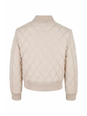 Steppjacke für Mädchen URBAN CLASSICS UCK806-02903 WEIßER SAND