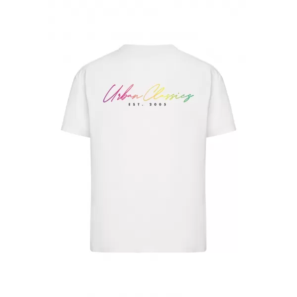 Damen-T-Shirt URBAN CLASSICS TB8754 WEIß 