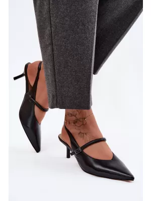 Damensandalen D&A CR61-3046 SCHWARZ