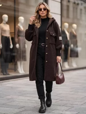Damenmantel DSTREET NY0797 BRAUN